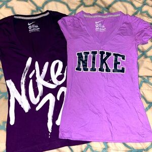 Set of 2 Nike V-neck shirts